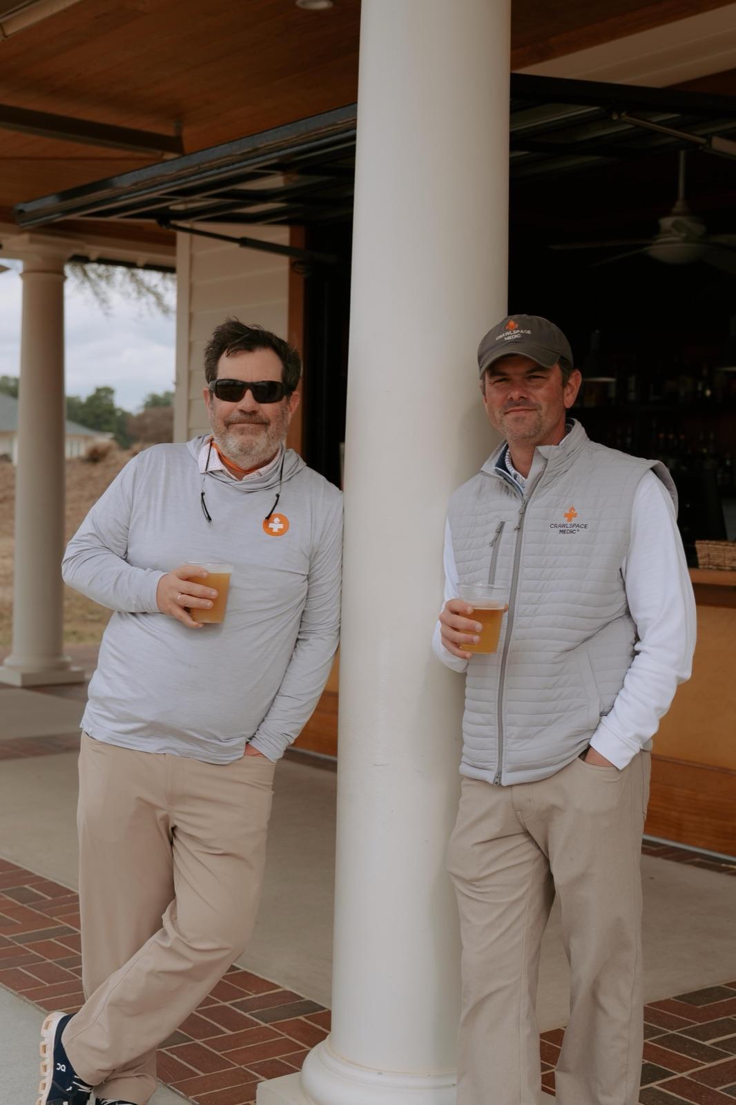 The Crawlspace Medic founders at the annual Pinehurst golf retreat