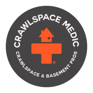 Crawlspace Medic Footer Badge Logo: Link to Home Page