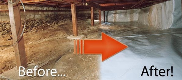 how to make crawl space cover