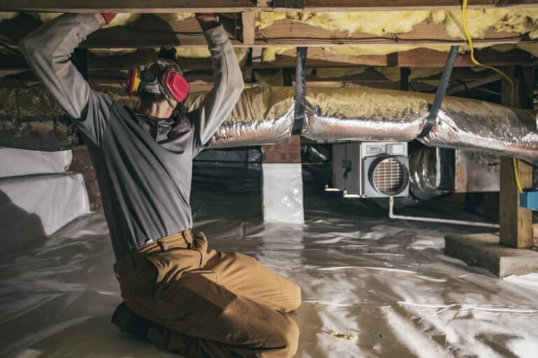 crawl space work