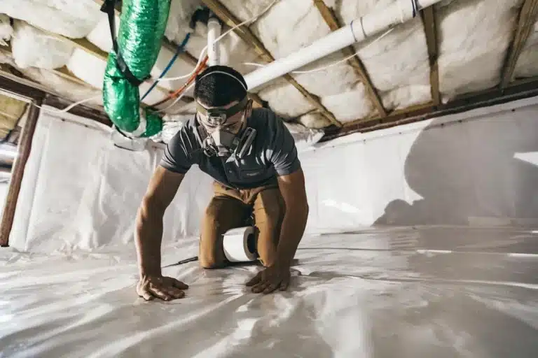 Crawl space encapsulation in Macon, GA home